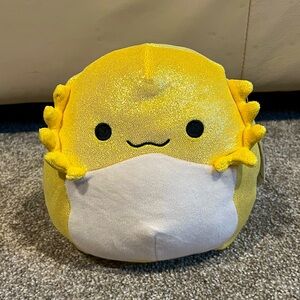 🦎 Rodry Yellow Sparkly Glitter Bearded Dragon Original Squishmallows 7” BNWT